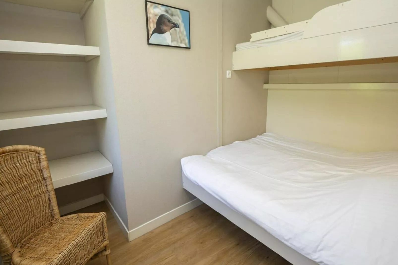 Strandhuys Schelp-Schlafzimmer