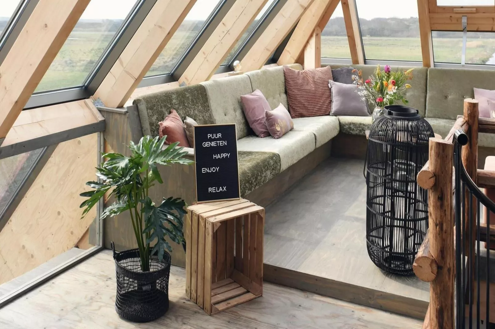 Hoeve Landzicht-Living room