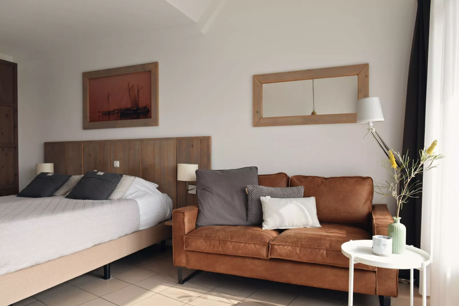 Duynsuites aan zee-Wohnzimmer