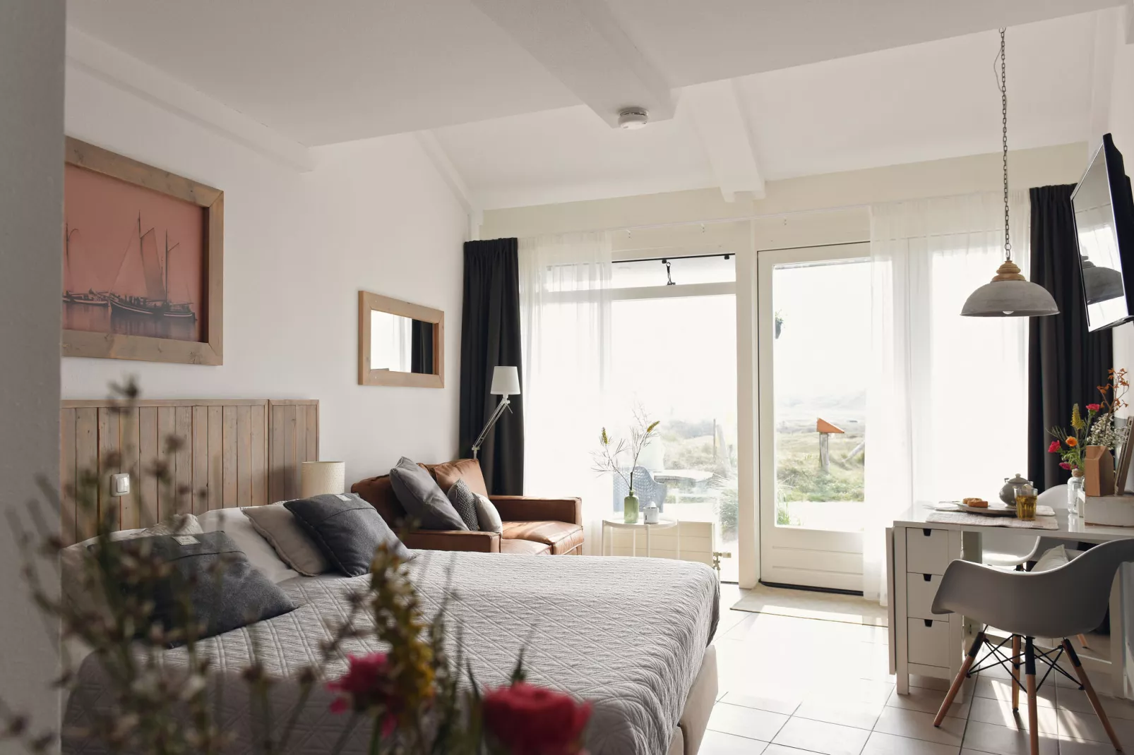 Duynsuites aan zee-Schlafzimmer