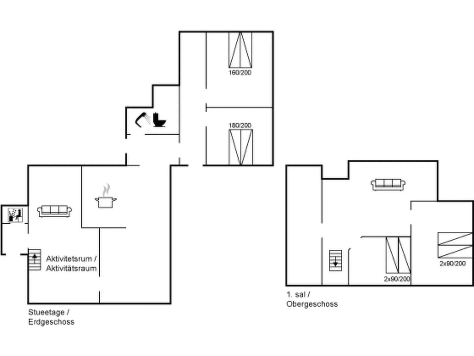 "Elara" - 300m from the sea-Inside
