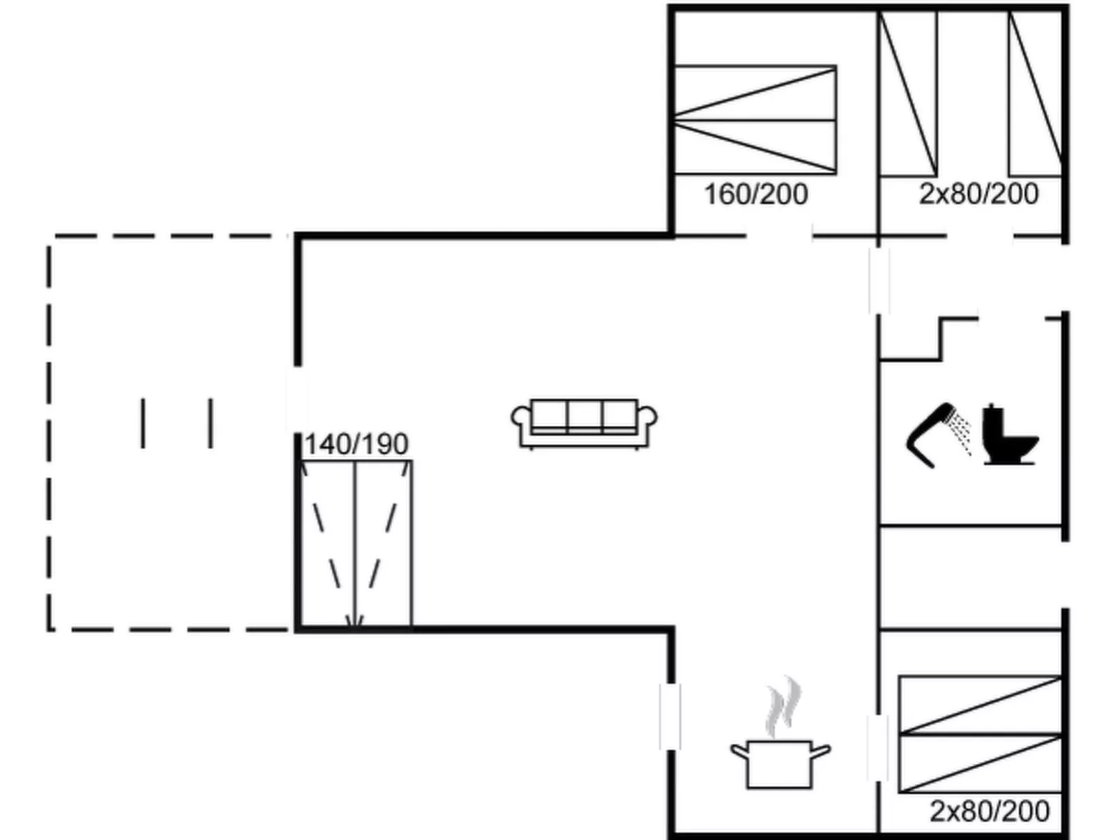 "Jakko" - 2.6km from the sea-Inside
