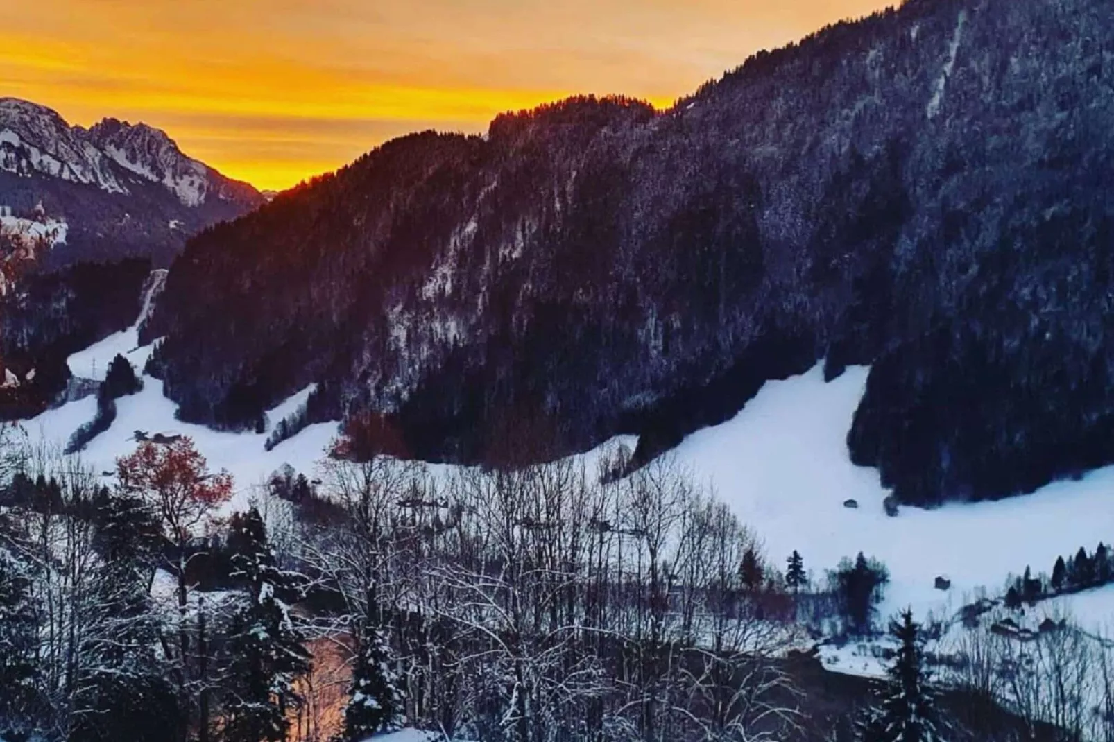 Heidi Chalet-View winter