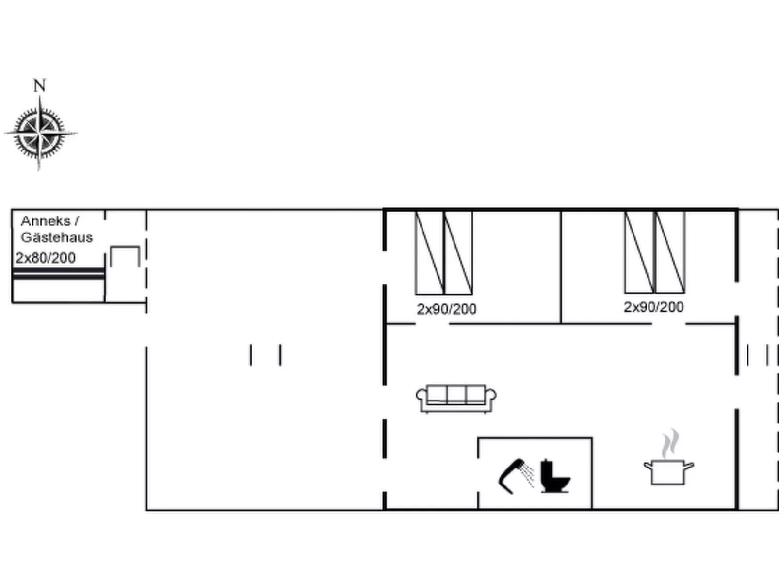 "Elara" - 200m from the sea-Inside