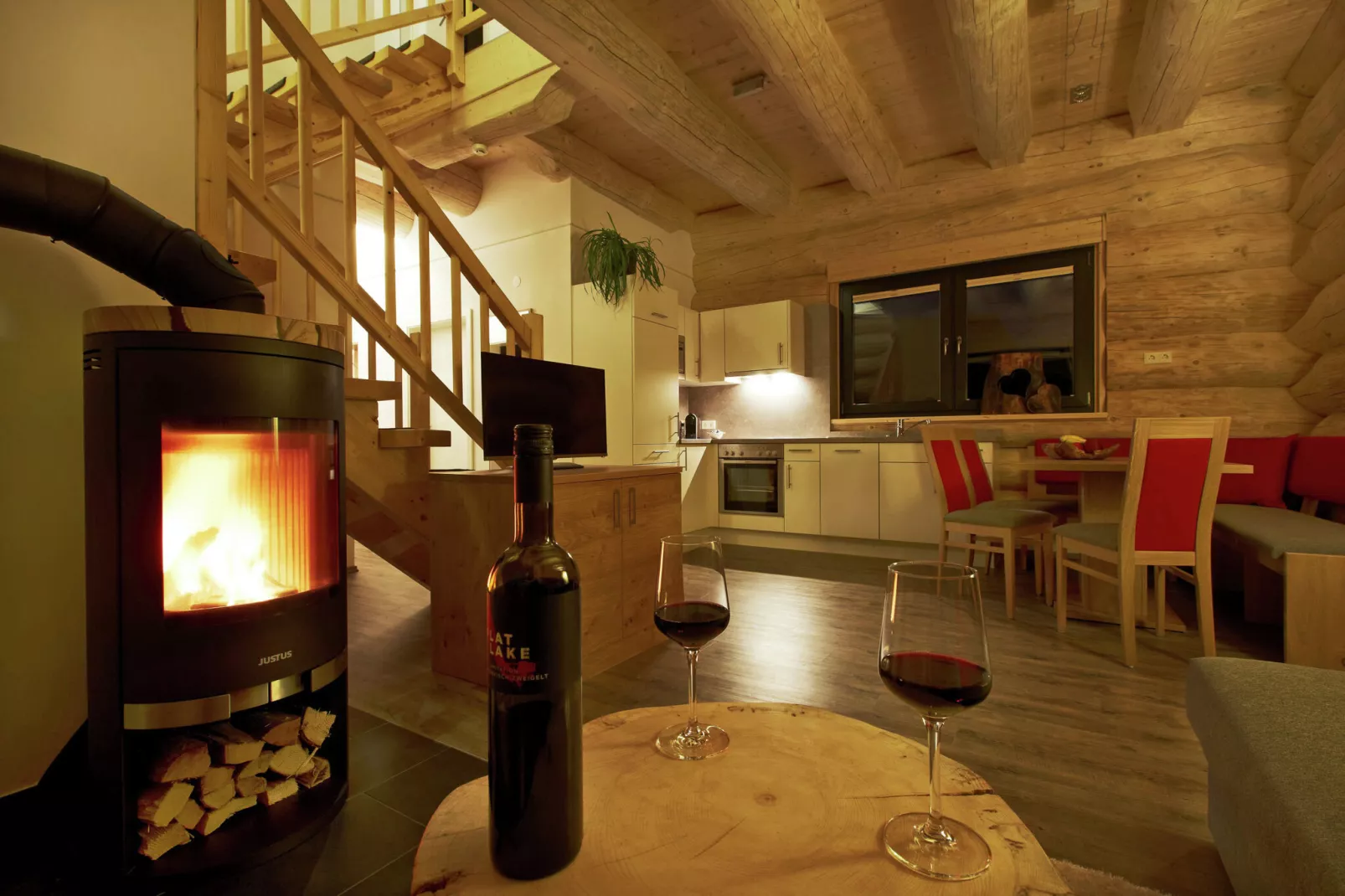 Chalet Faltri-Living room
