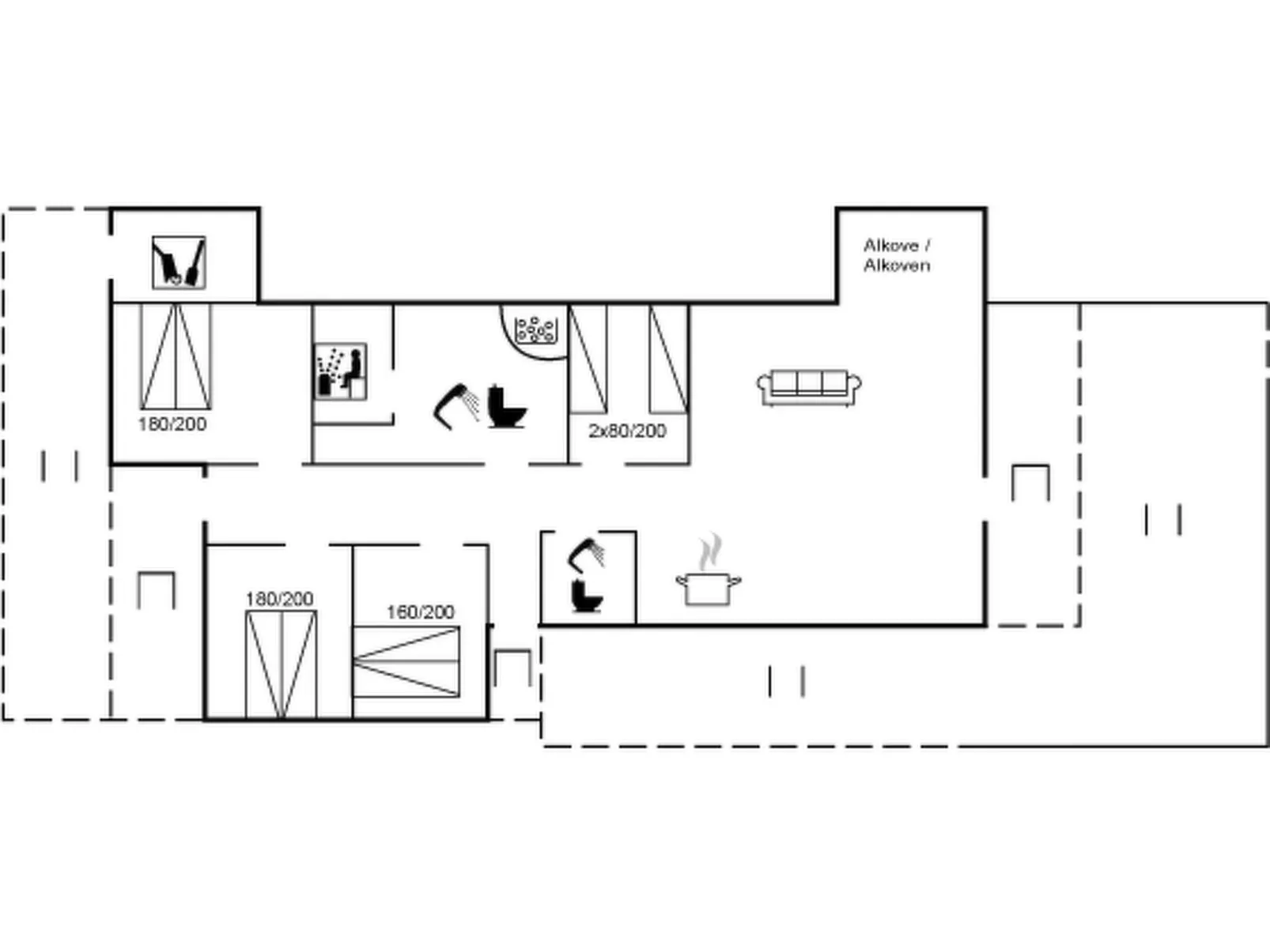 "Flicka" - 275m from the sea-Inside