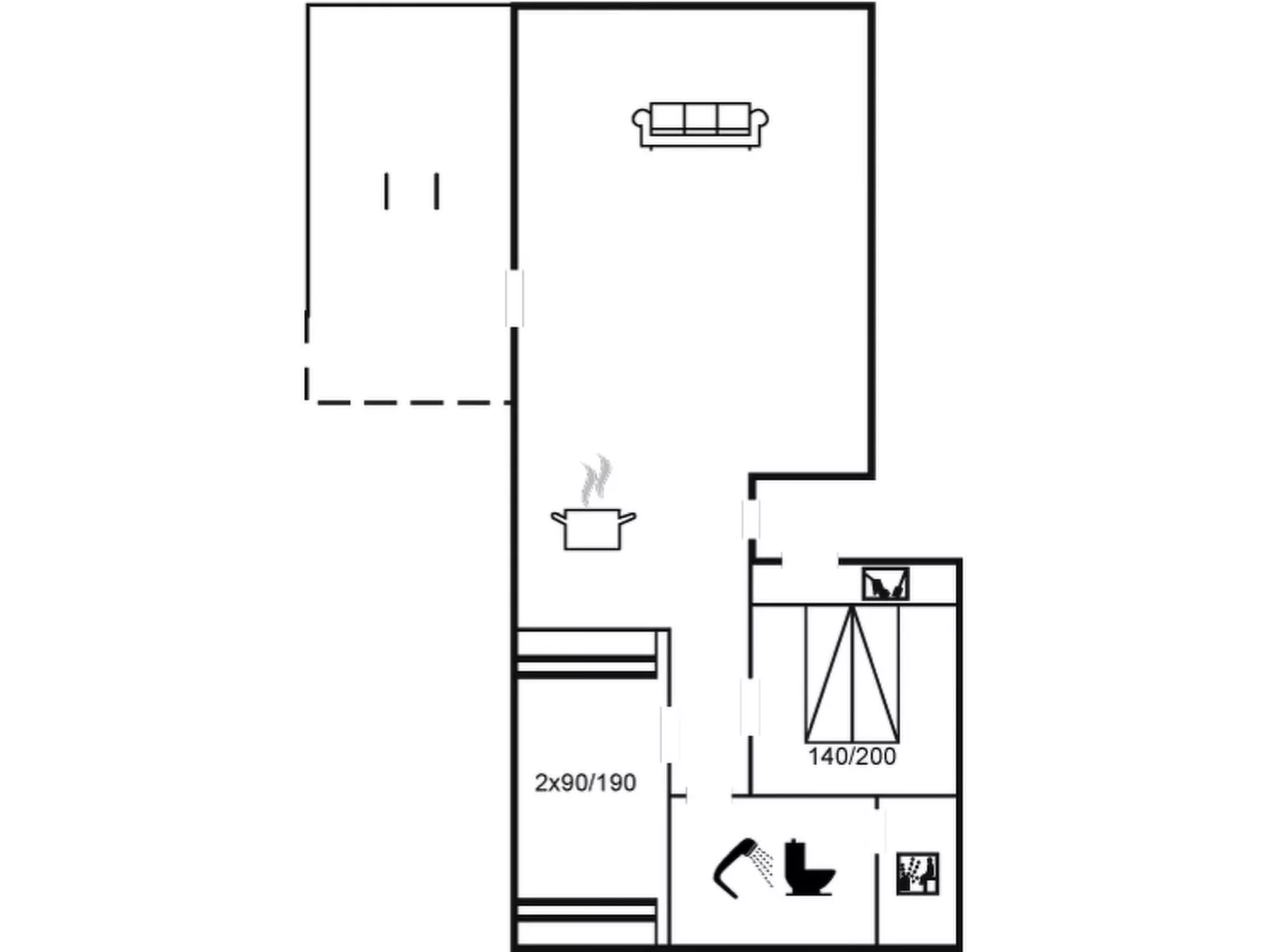 "Leny" - 450m to the inlet-Inside