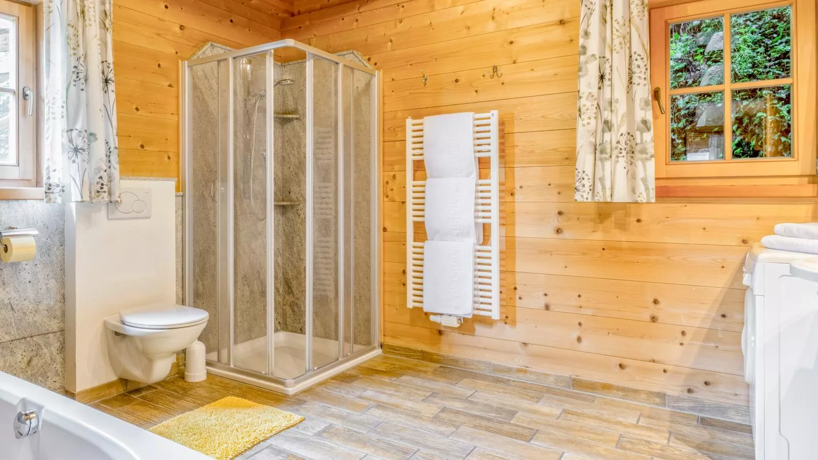 Mit Dampfbad-Bathroom