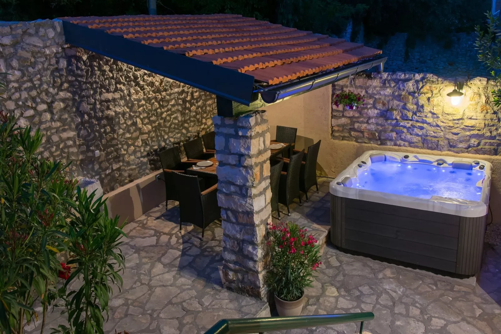 Dalmatian house Sukosan-Terrace balcony