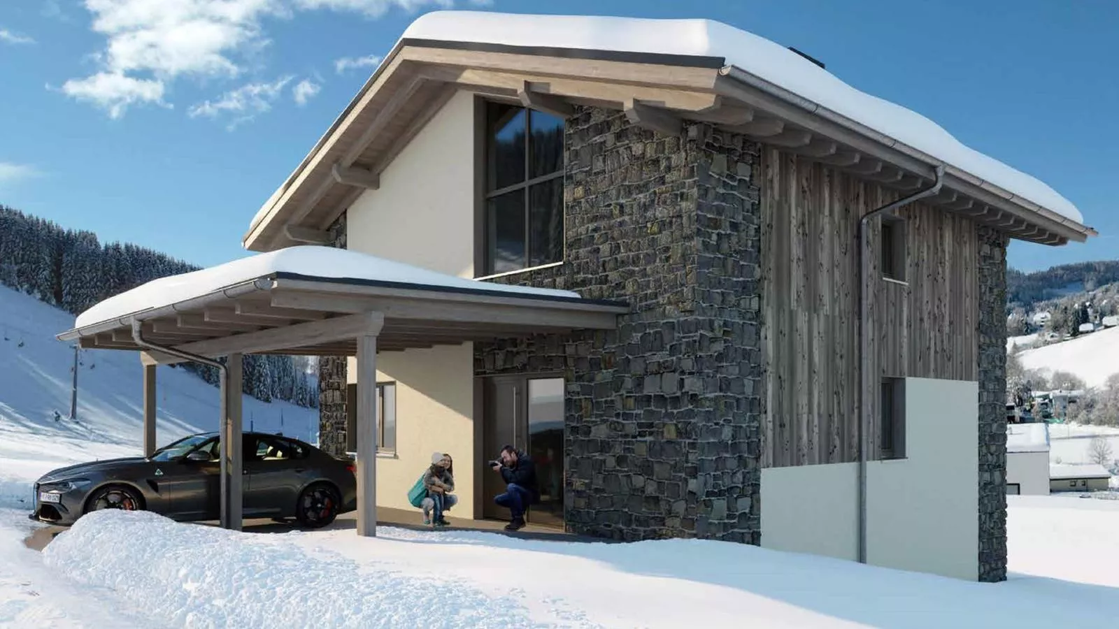 Grebenzen Lodge 44-Exterior winter