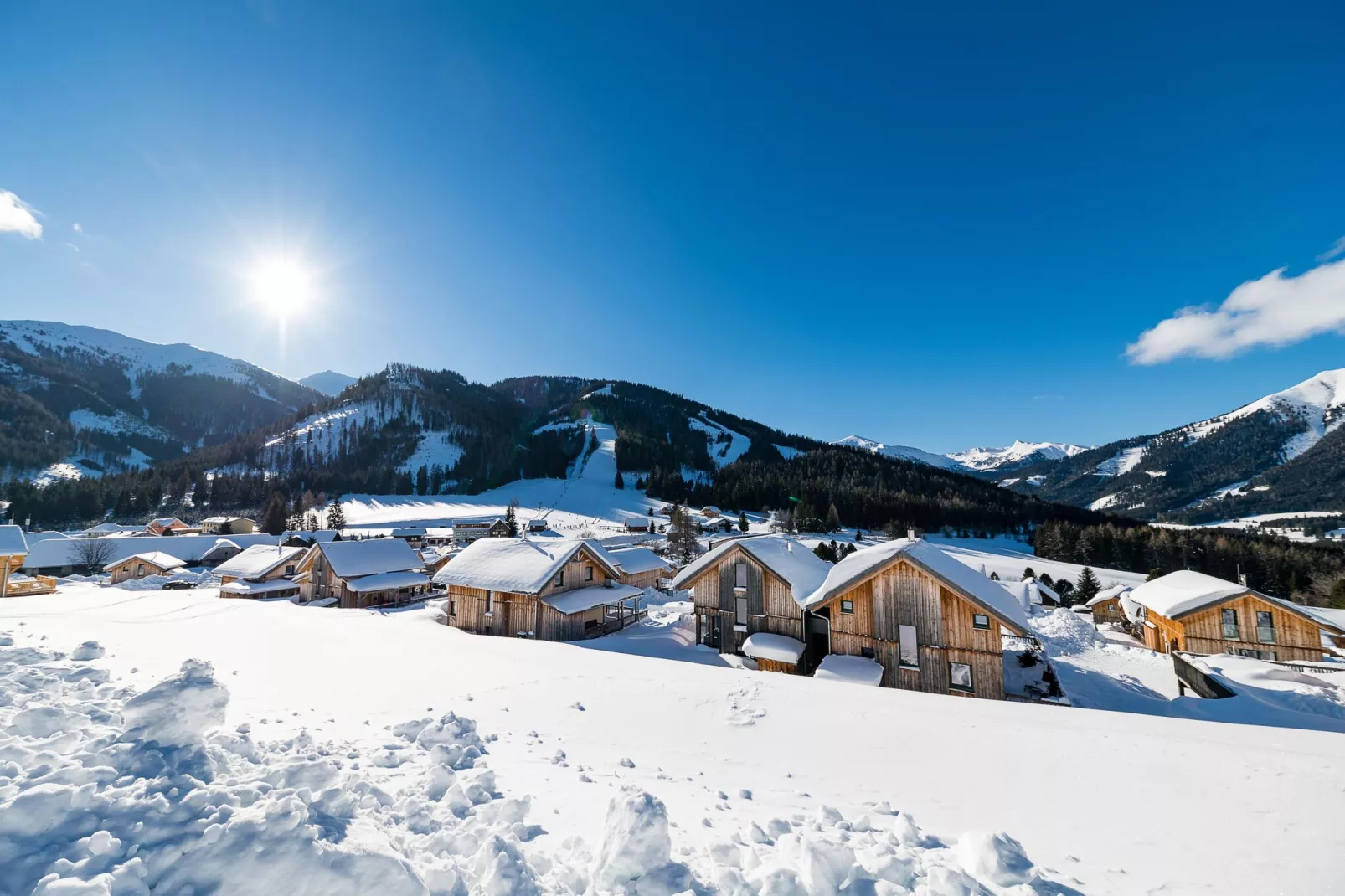 Almdorf Hohentauern 14-Area winter 1km