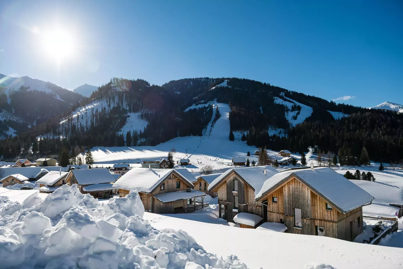 Almdorf Hohentauern 14-Area winter 1km