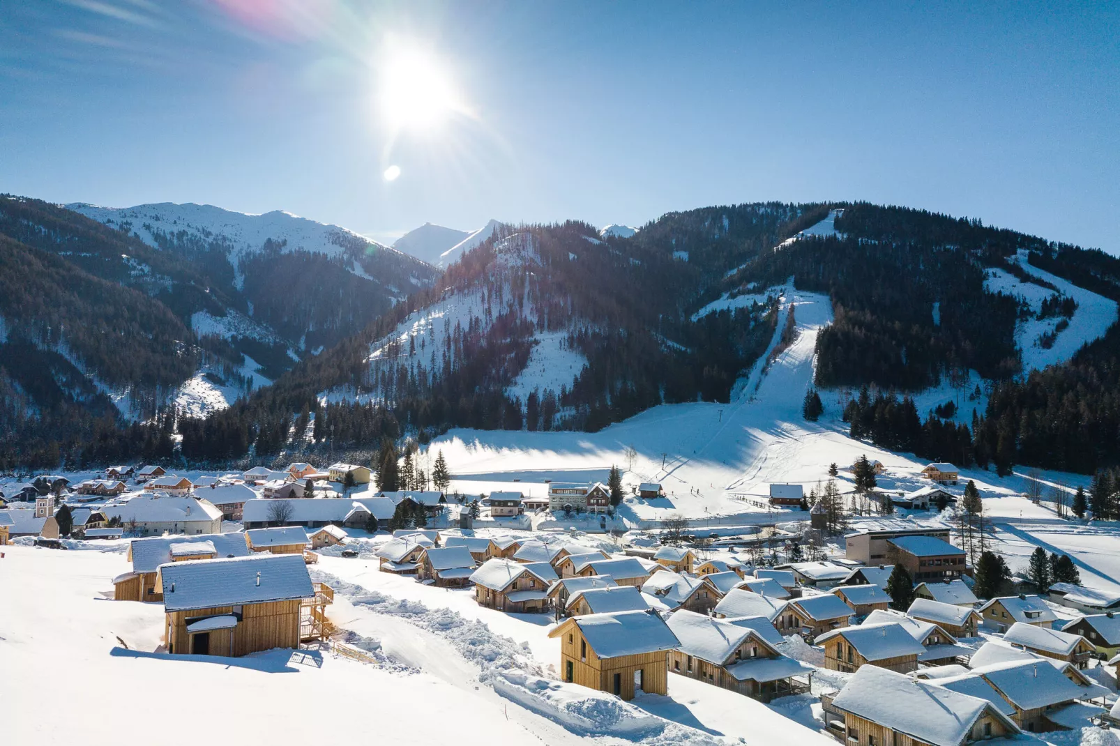 Almdorf Hohentauern 18-Gebiet Winter 1 km