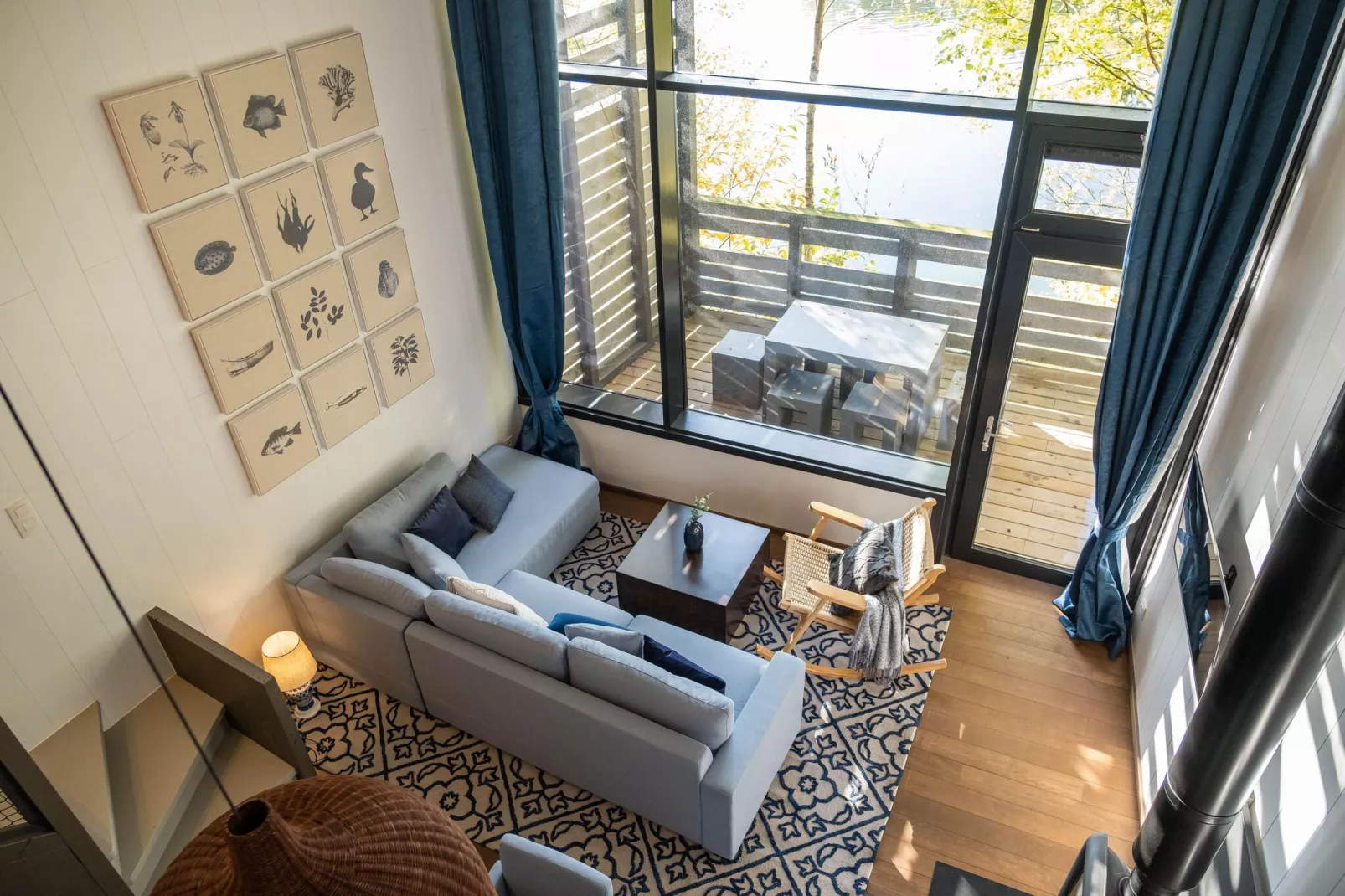 The Large Lake House by YourNature-Living room