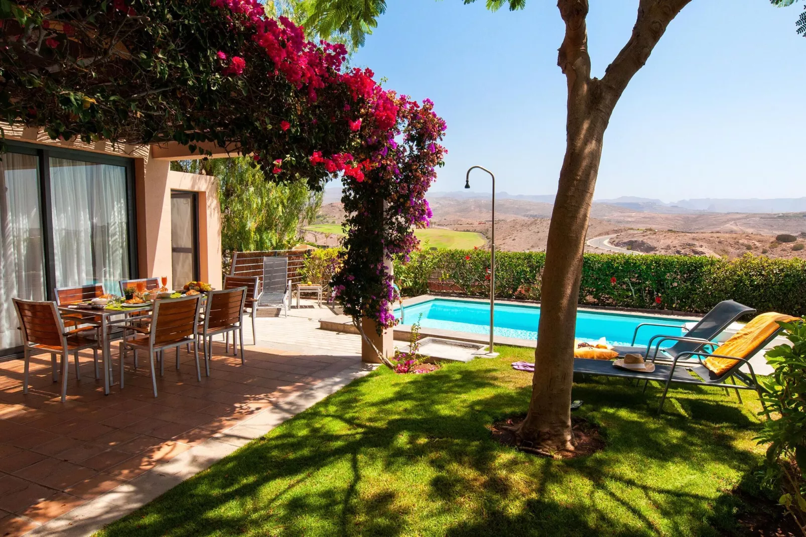 Bungalow Sun Club EM259A Playa del Inglès-Gärten Sommer