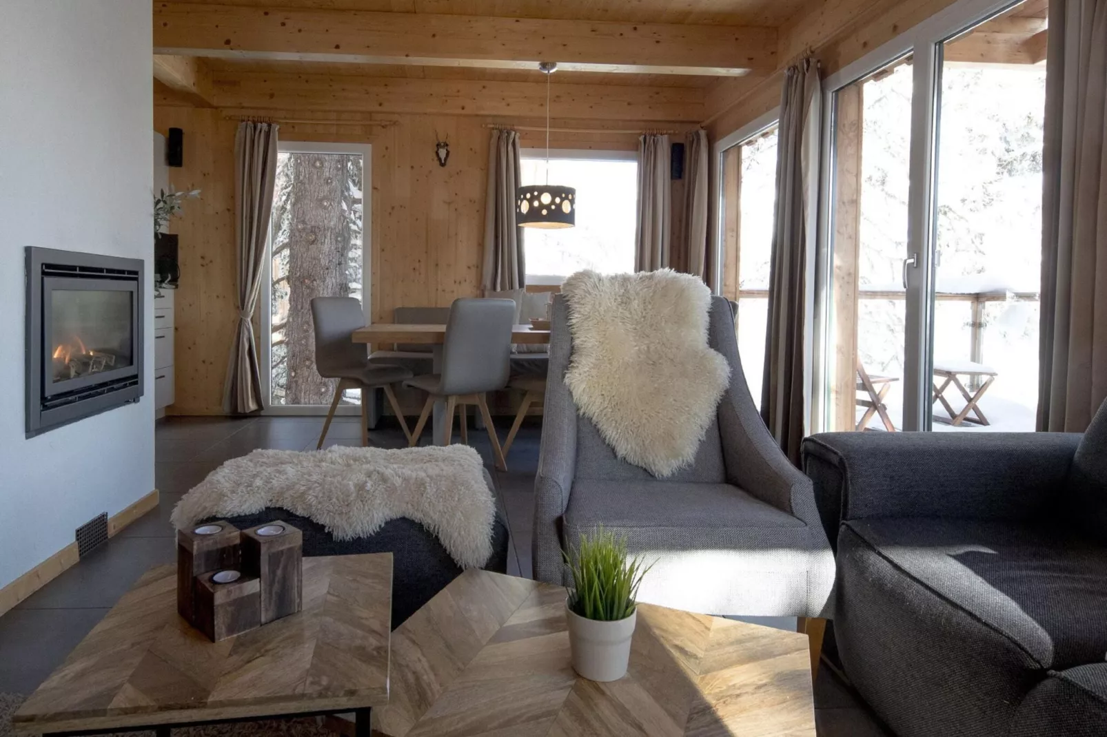 Alpenpark Turrach 11-Living room
