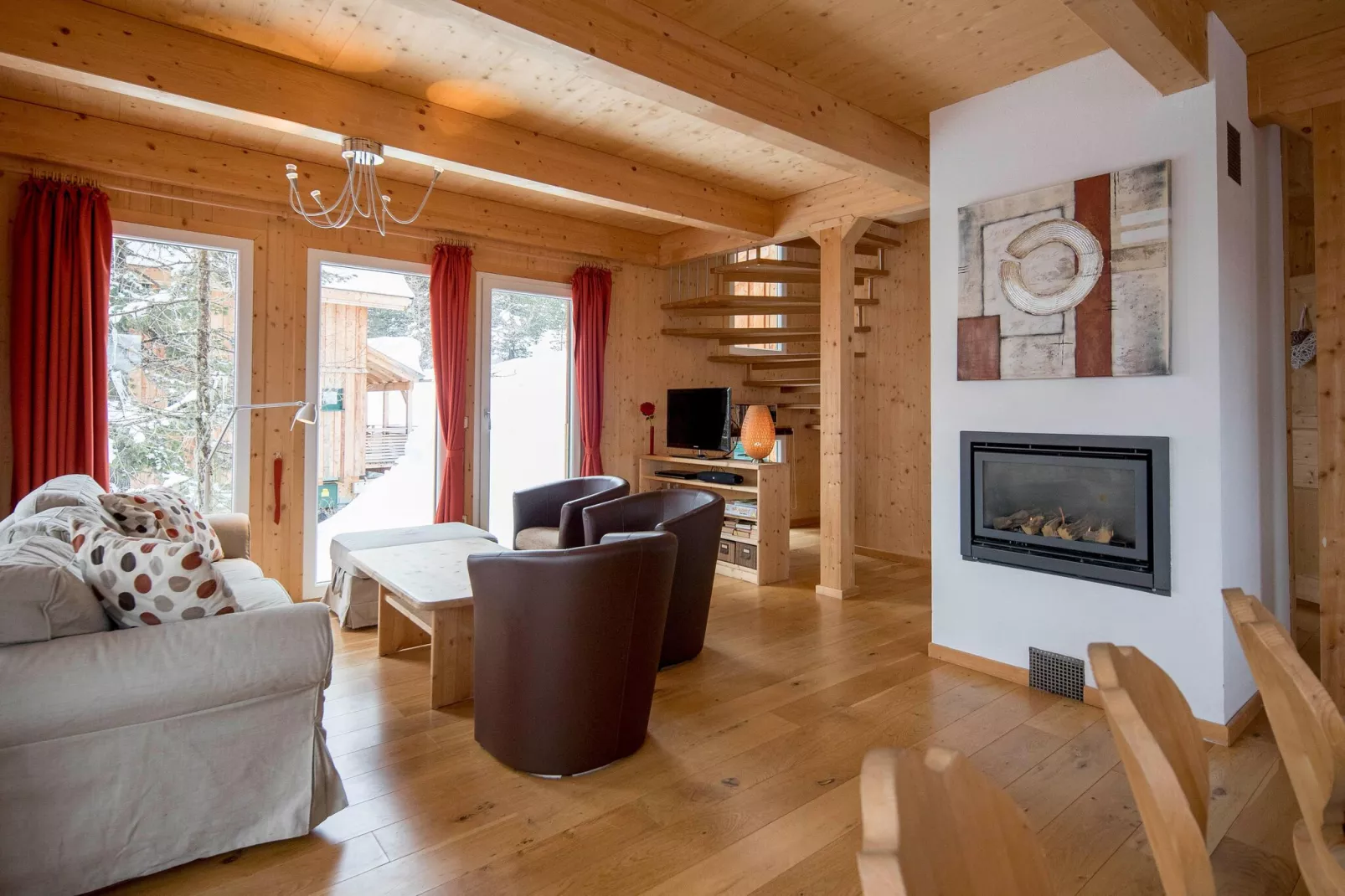 Alpenpark Turrach 12-Living room