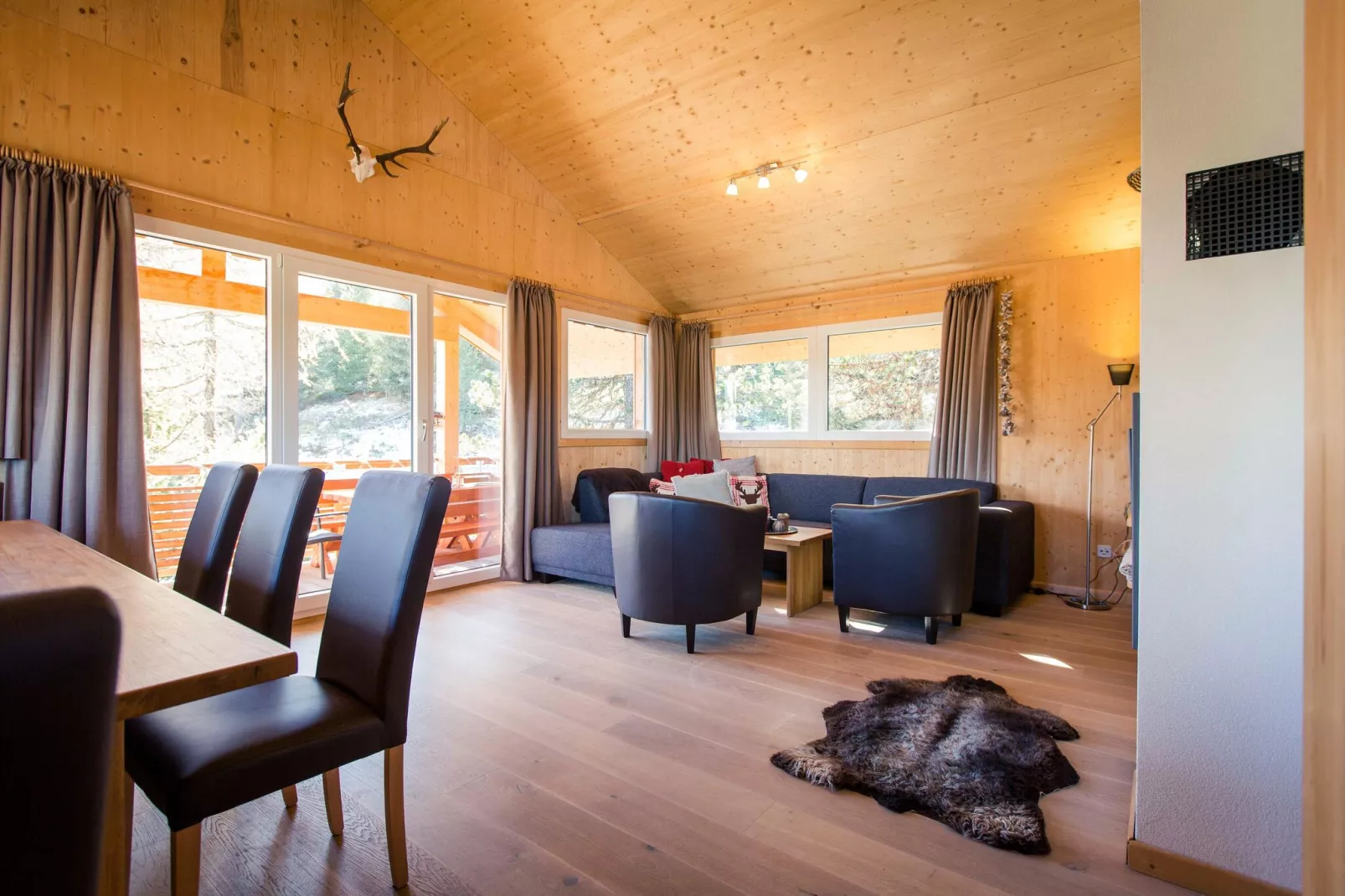 Alpenpark Turrach 21-Living room