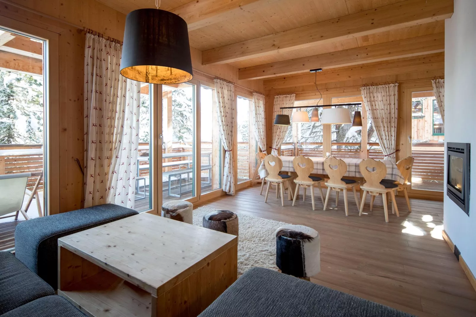 Alpenpark Turrach 32-Living room