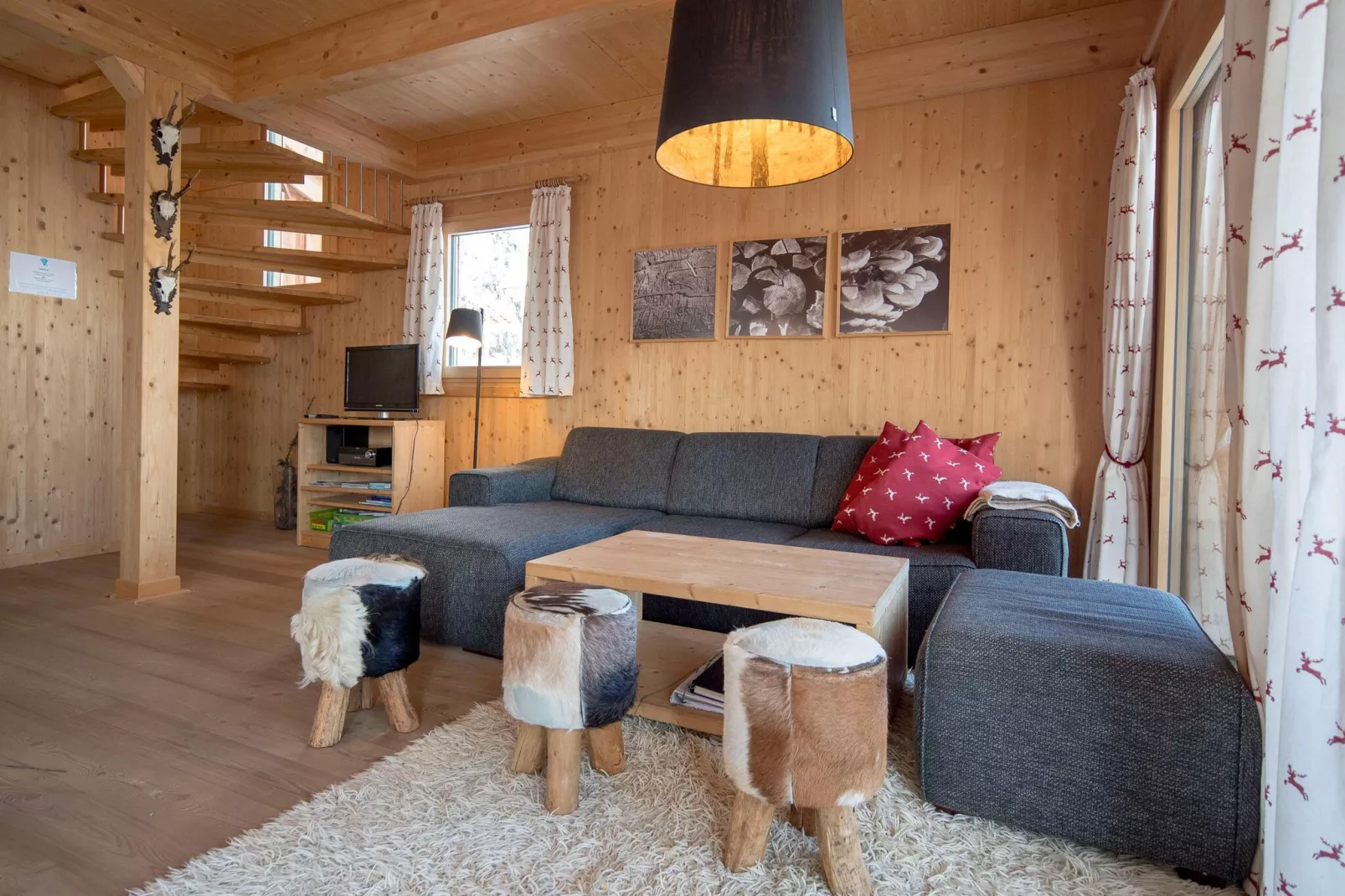 Alpenpark Turrach 32-Living room