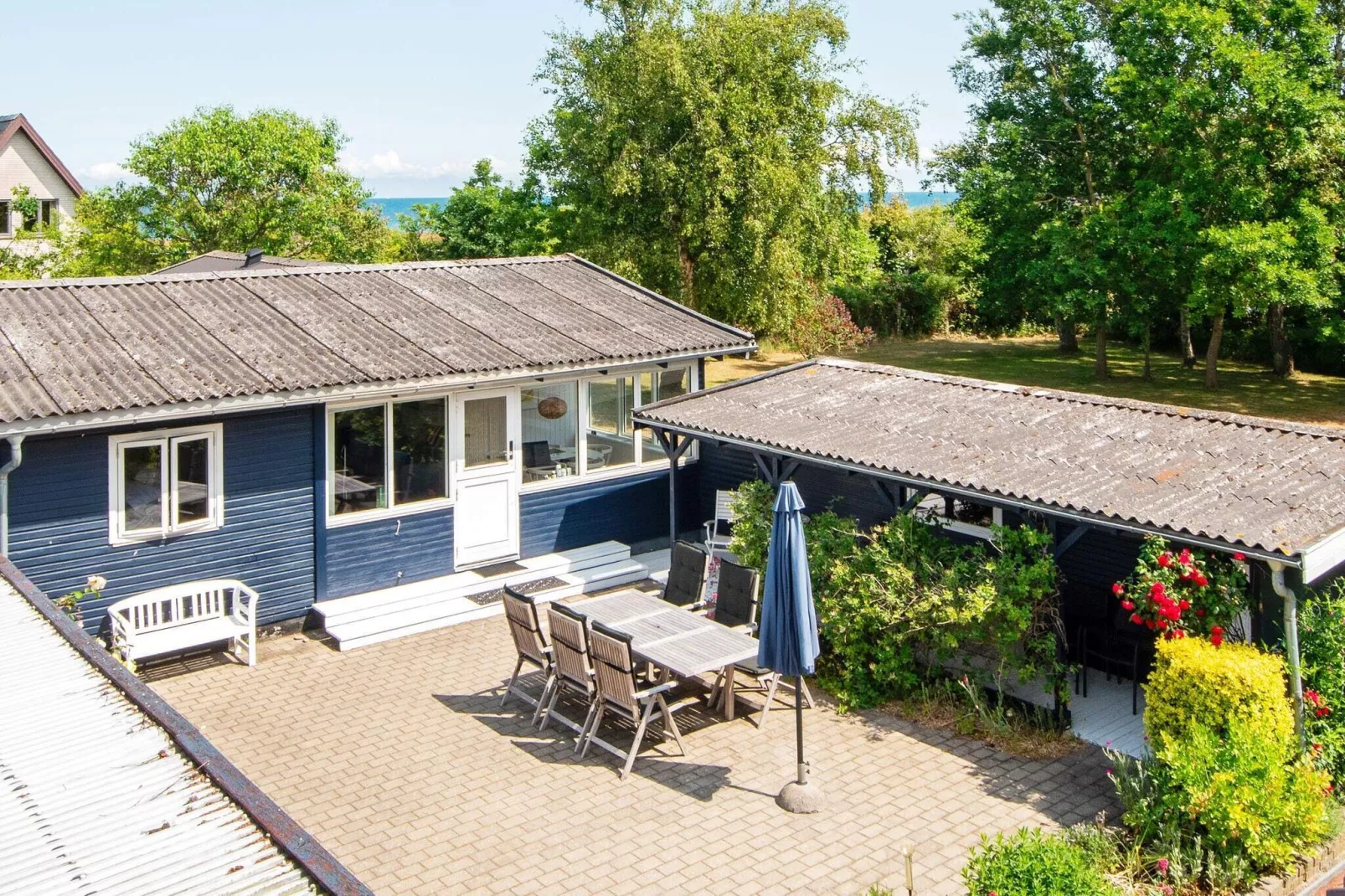 8 person holiday home in Grenaa-Water view