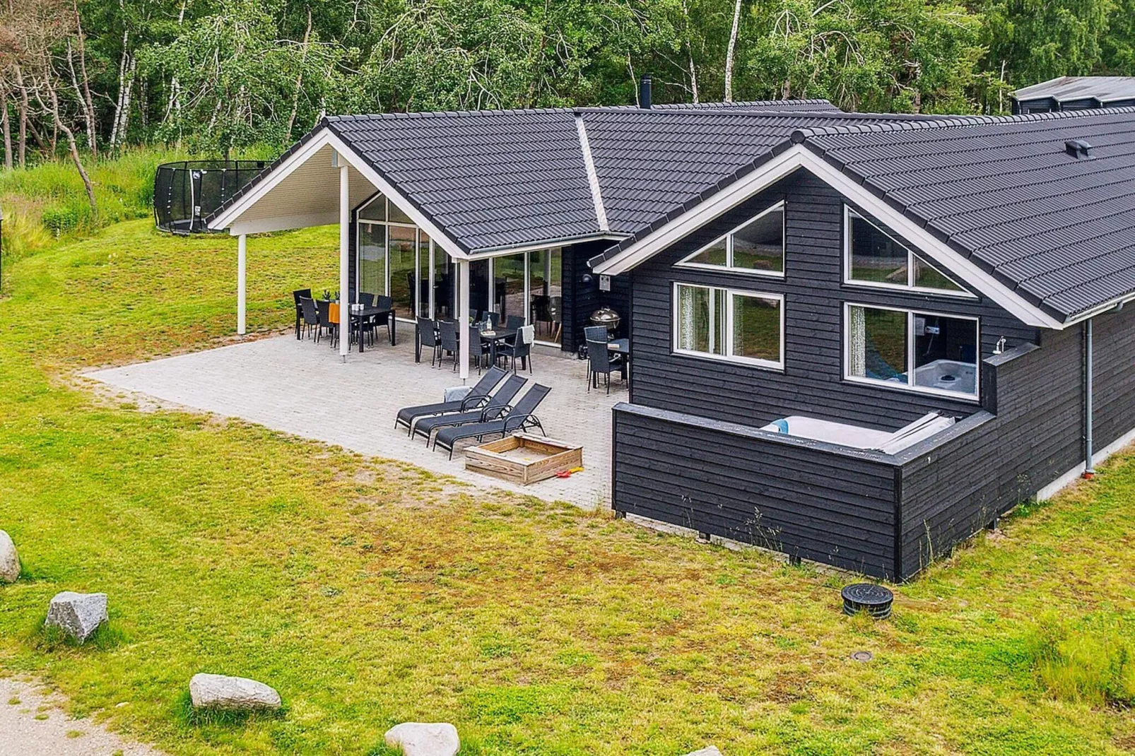 Maison de vacances pour 16 a Væggerløse-Extérieur
