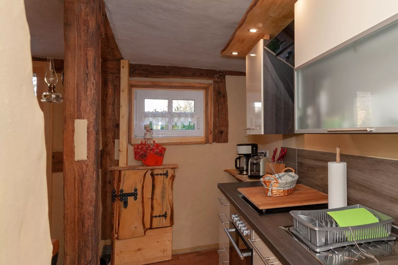 Ferienhaus Ahlbeck am Haff - Schlafen unter Reet / 2-Kitchen