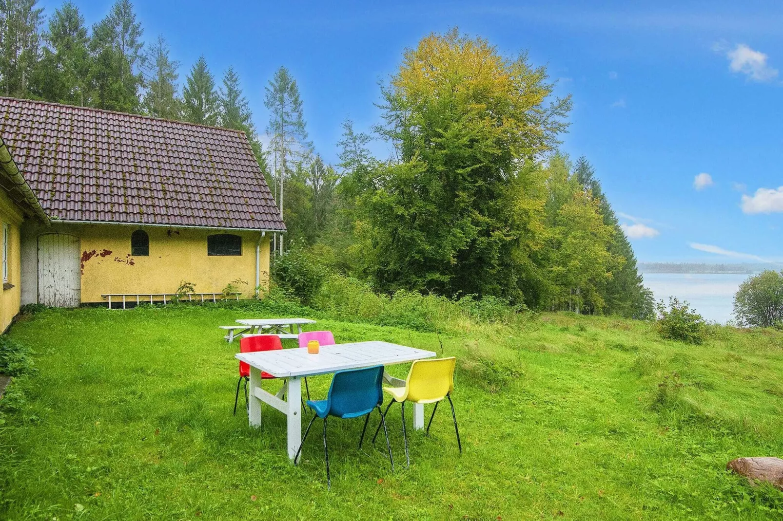 5 person holiday home in Skanderborg-By Traum-Water view