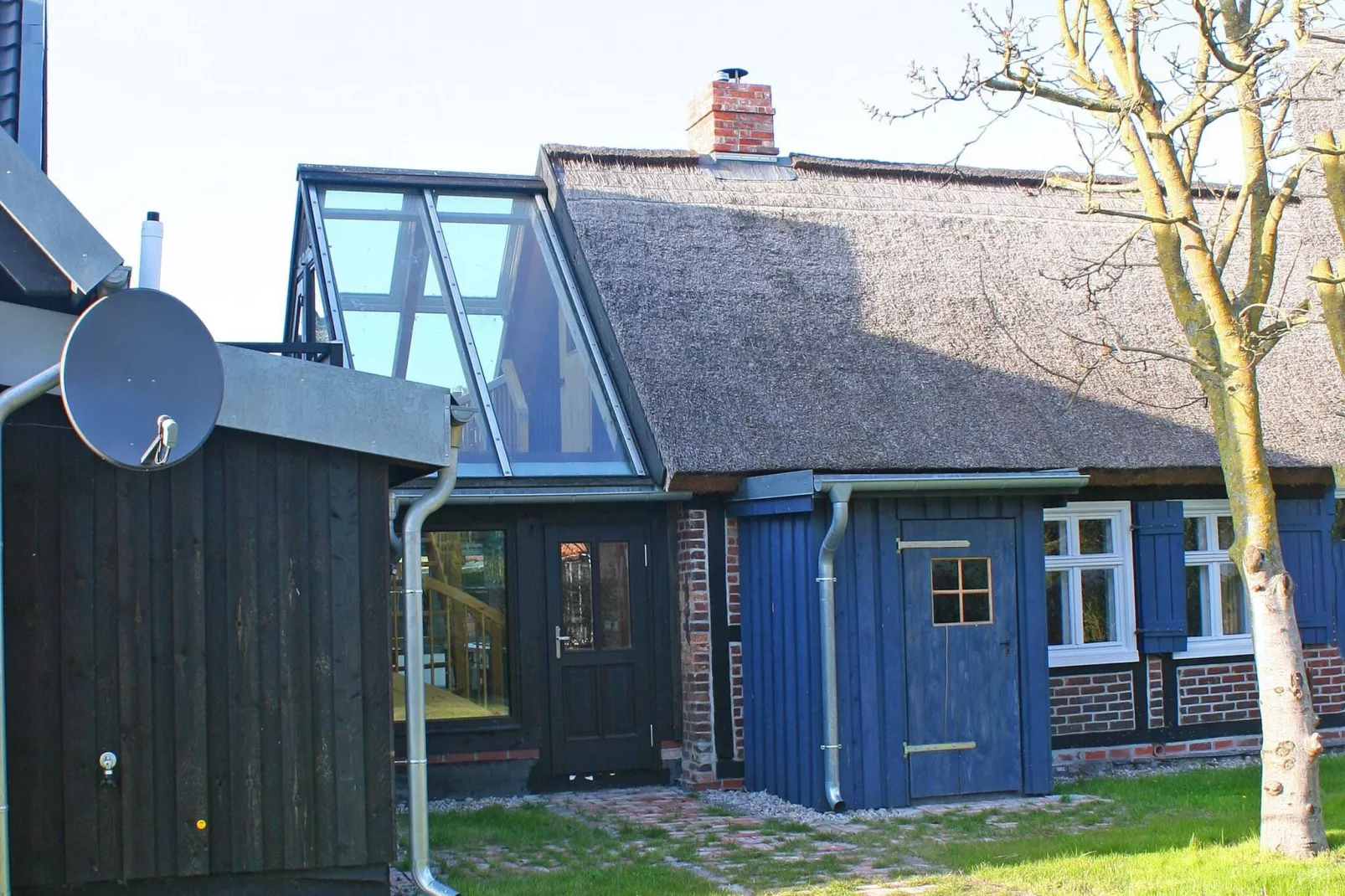 Ferienhaus Mönkes Kate-Extérieur hiver