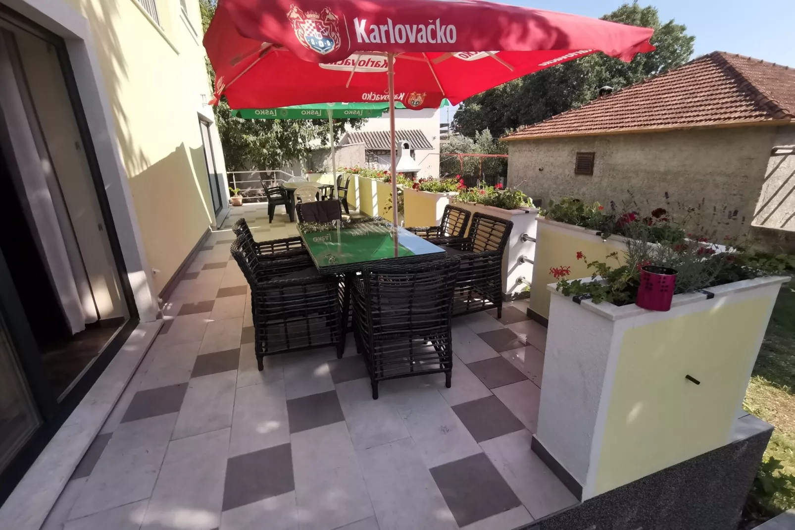 Holiday house Pakostane-Terrace balcony