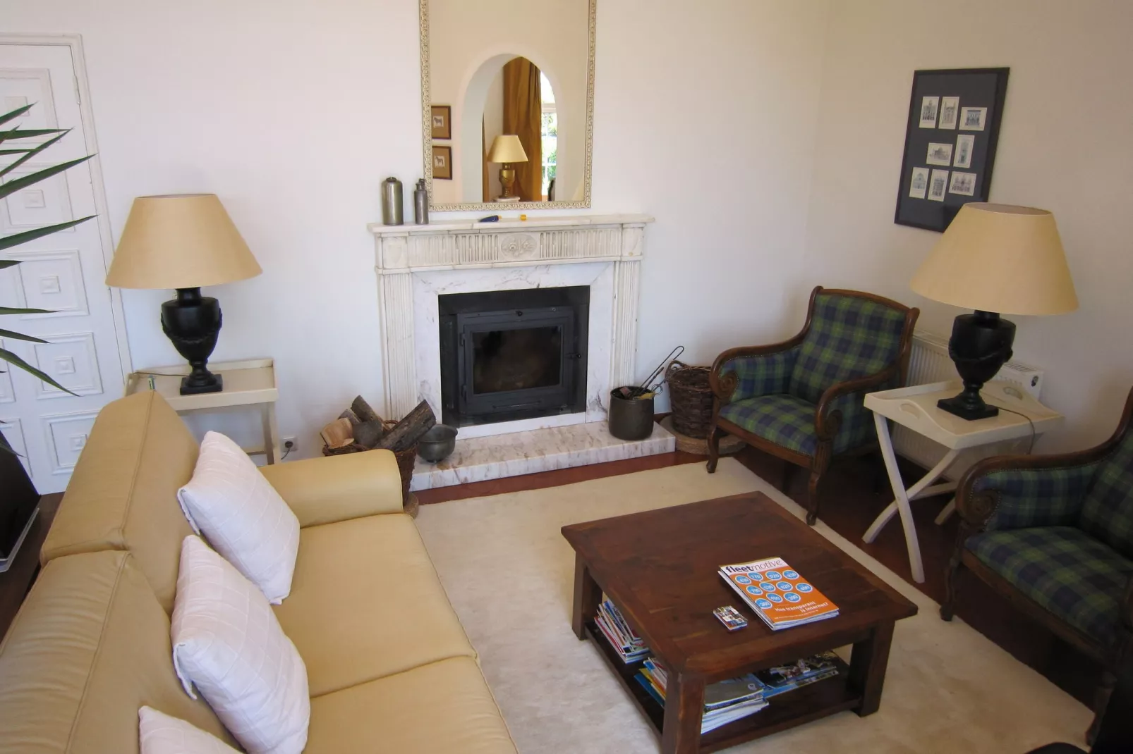 Villa Foz do Banho-Wohnzimmer