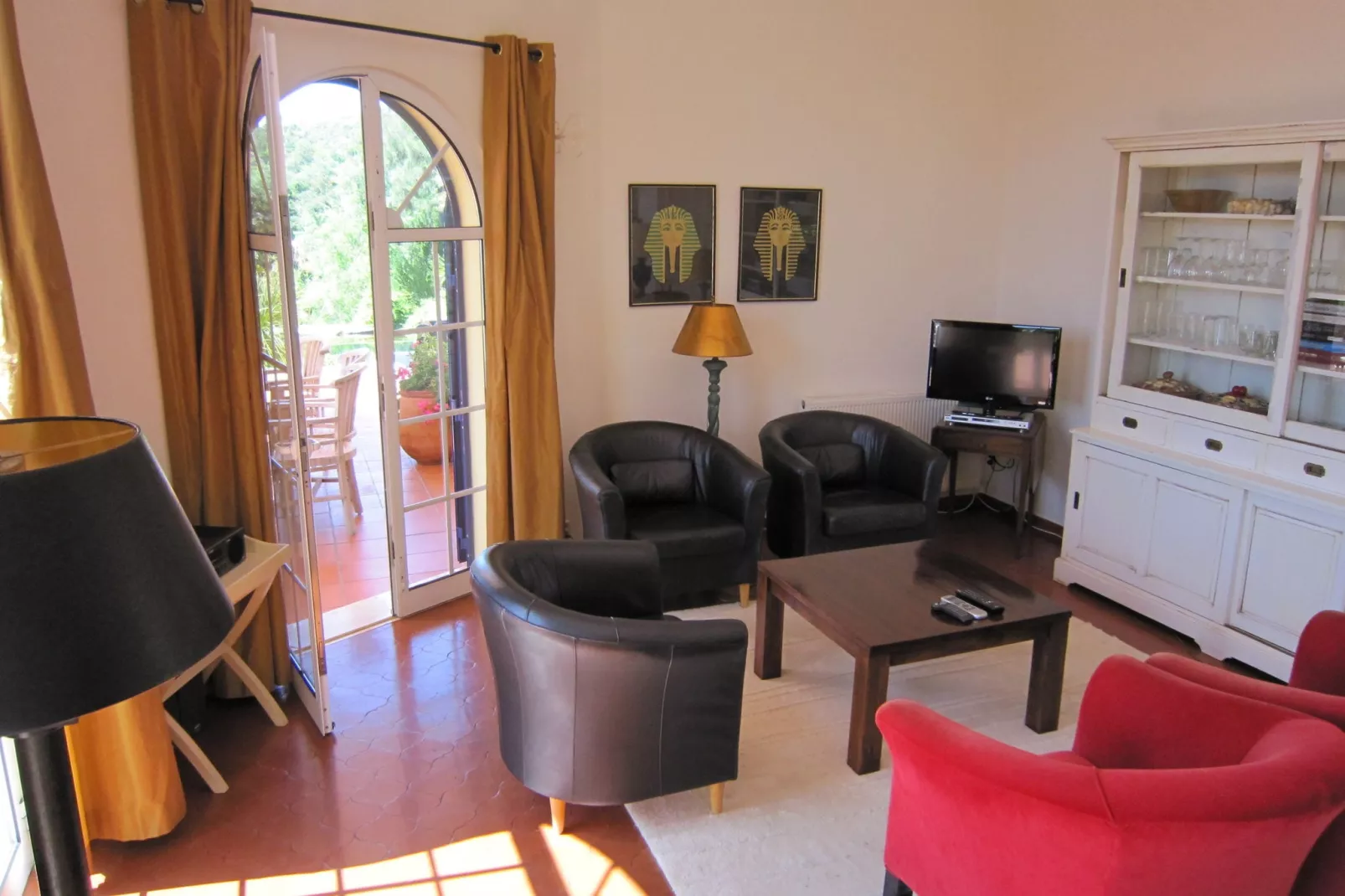 Villa Foz do Banho-Wohnzimmer