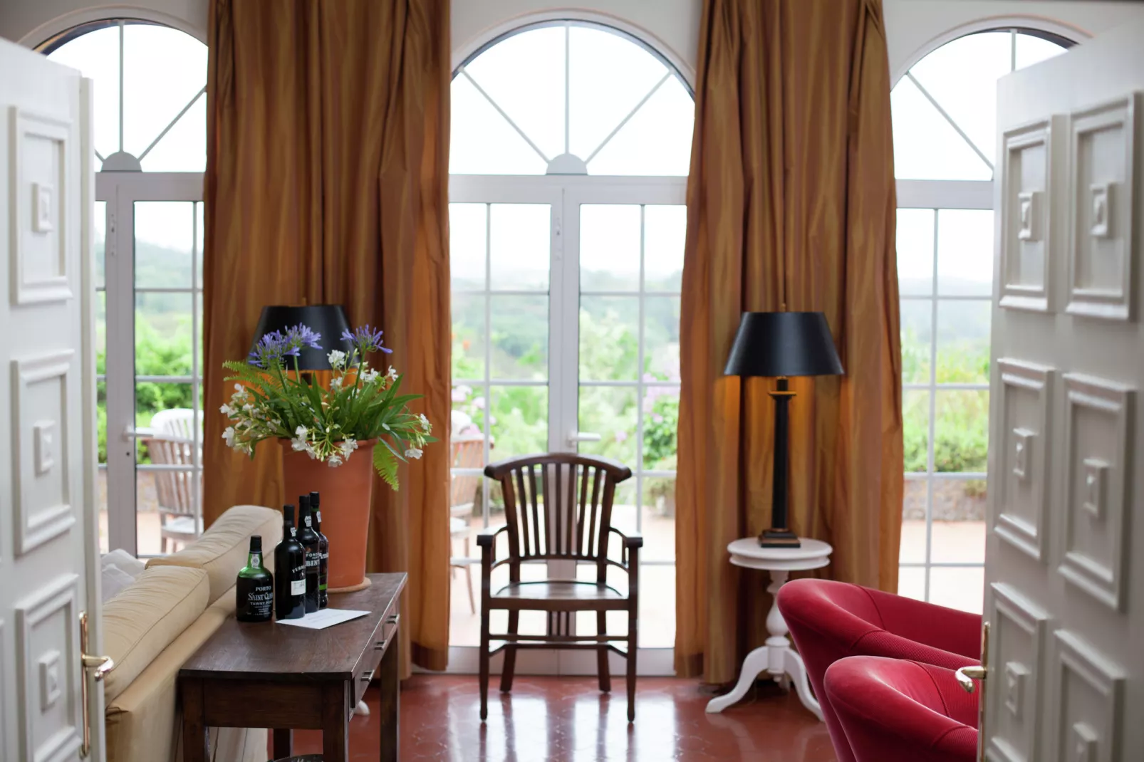 Villa Foz do Banho-Wohnzimmer