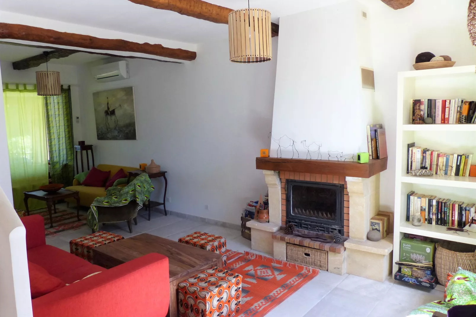 Entre les vignobles-Living room