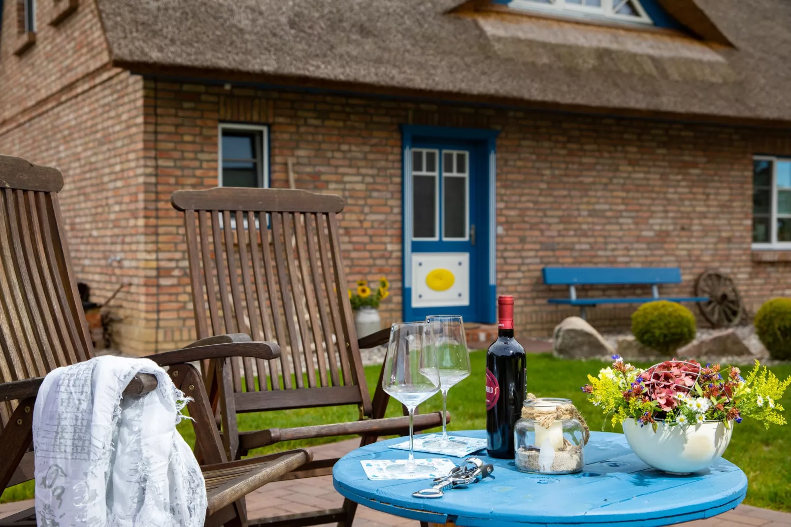 In Rerik mit Kamin Sauna Terrasse Garten WLAN-Gardens summer