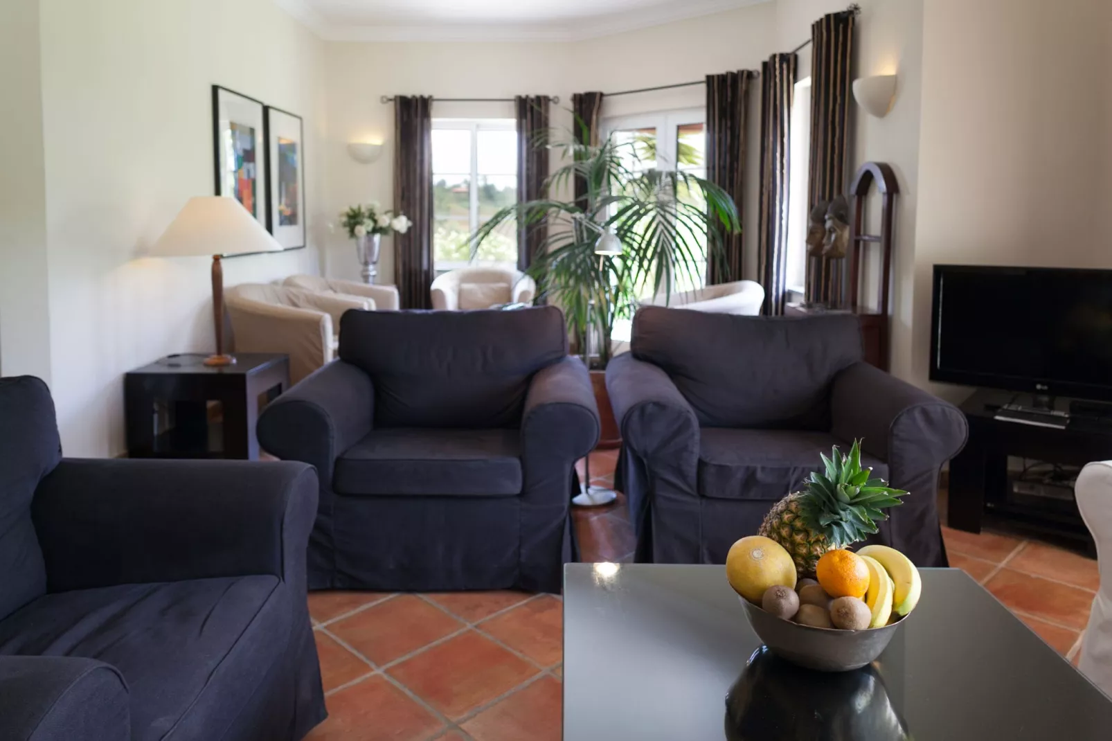 Villa Ribeira do Banho-Living room