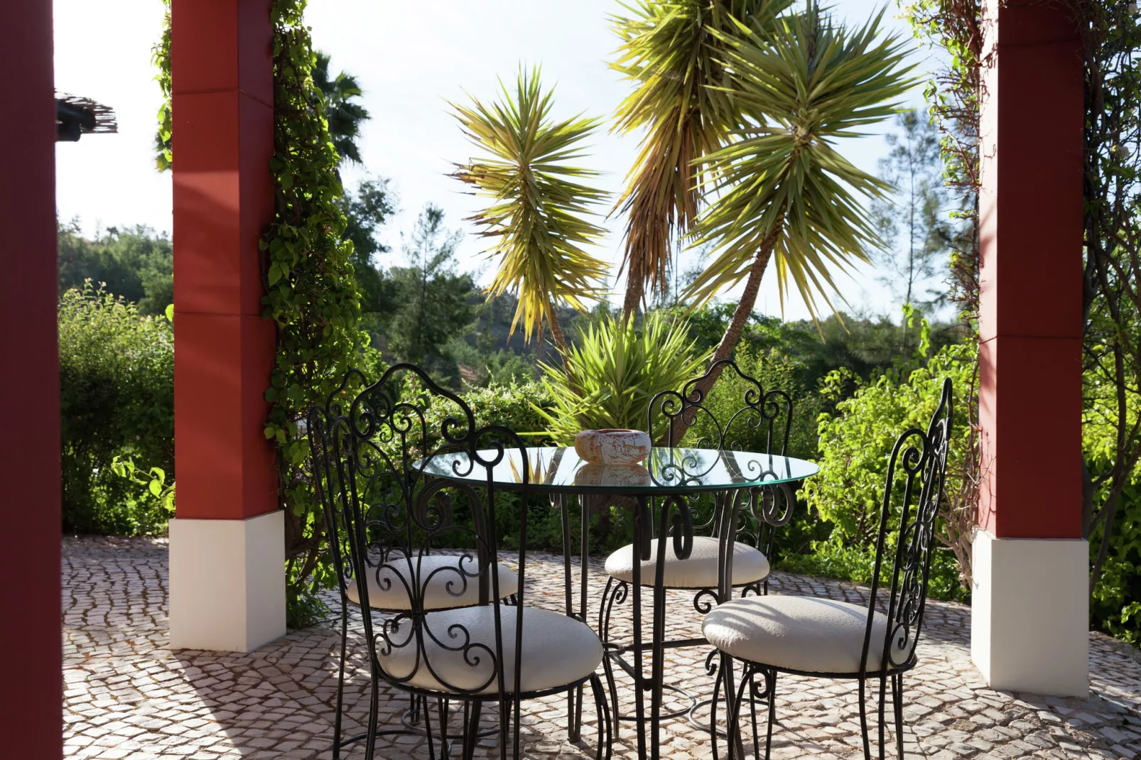 Villa Ribeira do Banho-Gardens summer