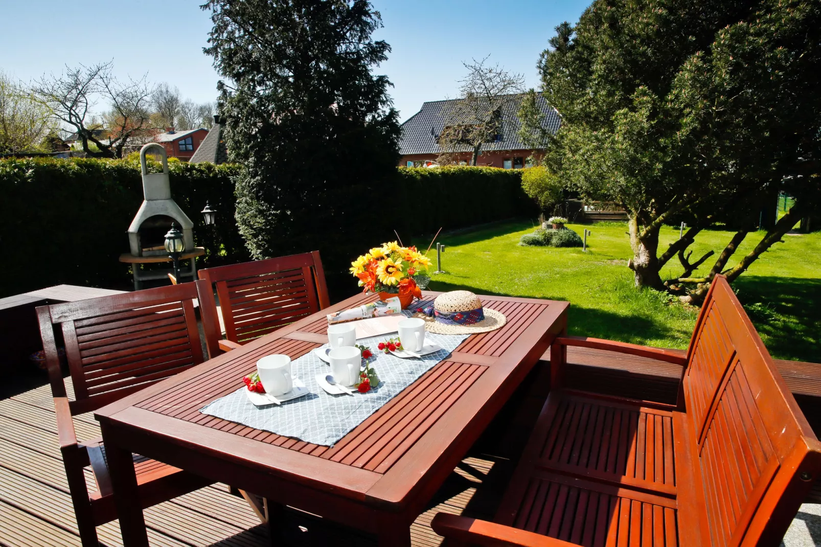 Strandnahe Ferien-Terrace balcony