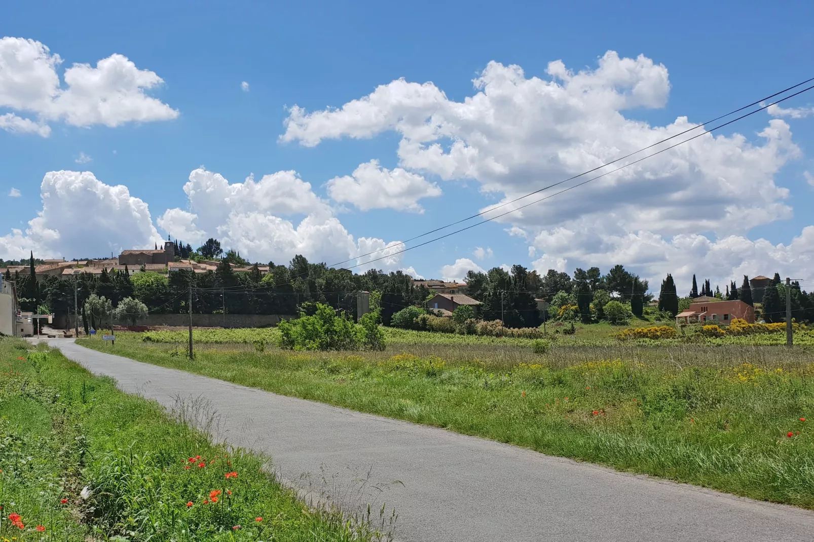 Mas de Montbrun-Areas summer 1km