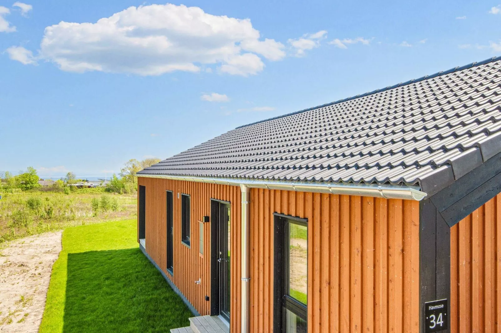 5 Sterne Ferienhaus in Augustenborg-By Traum-Außenbereich