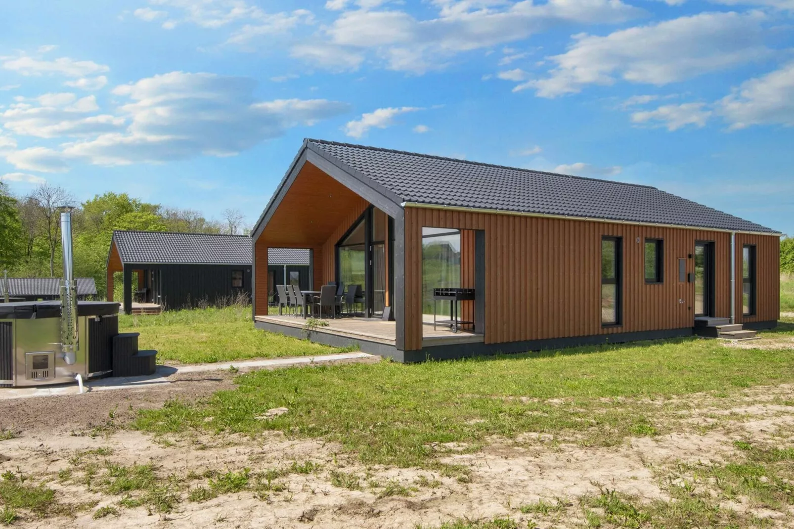 5 Sterne Ferienhaus in Augustenborg-By Traum-Außenbereich