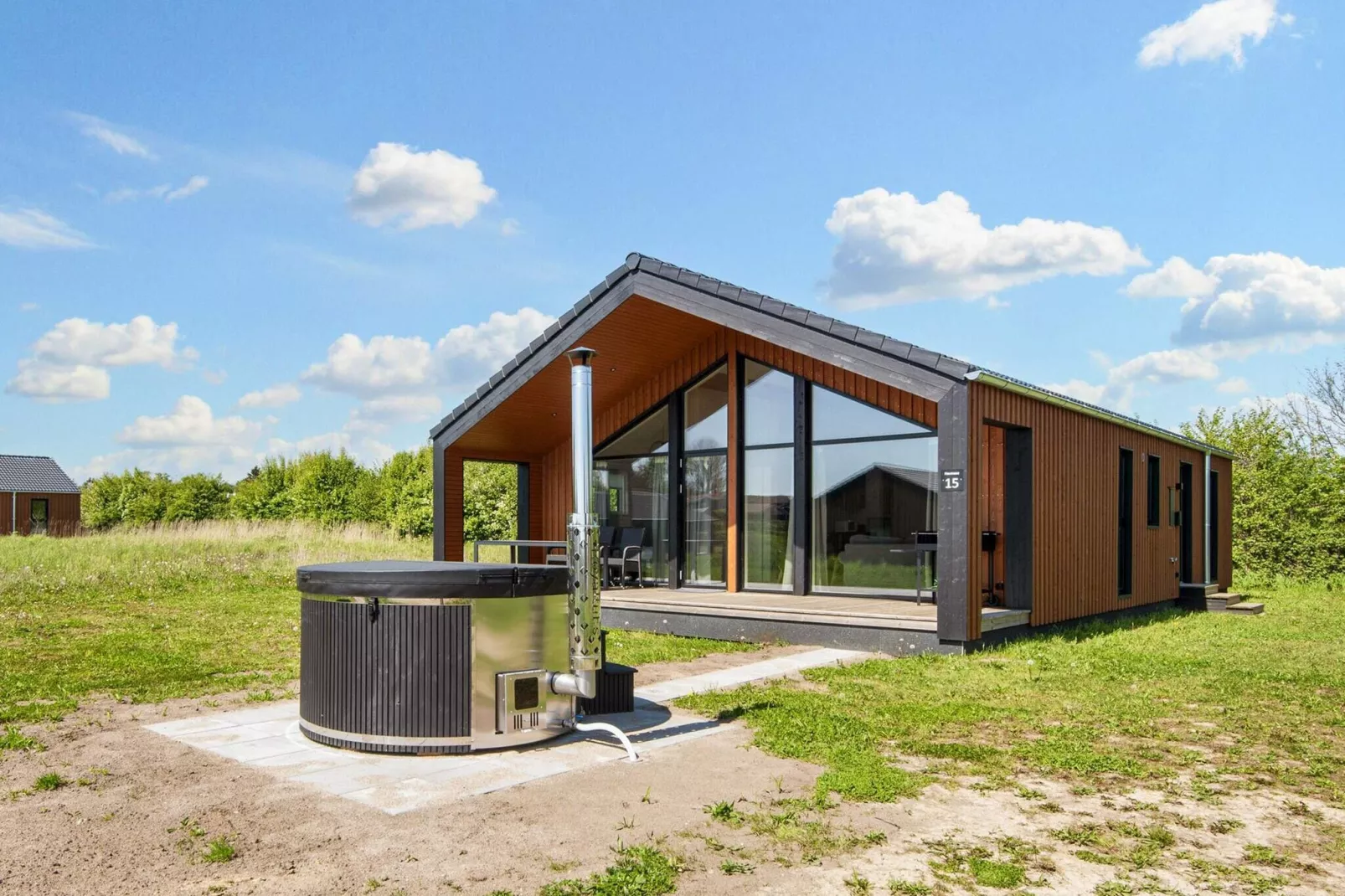 5 Sterne Ferienhaus in Augustenborg-By Traum-Außenbereich