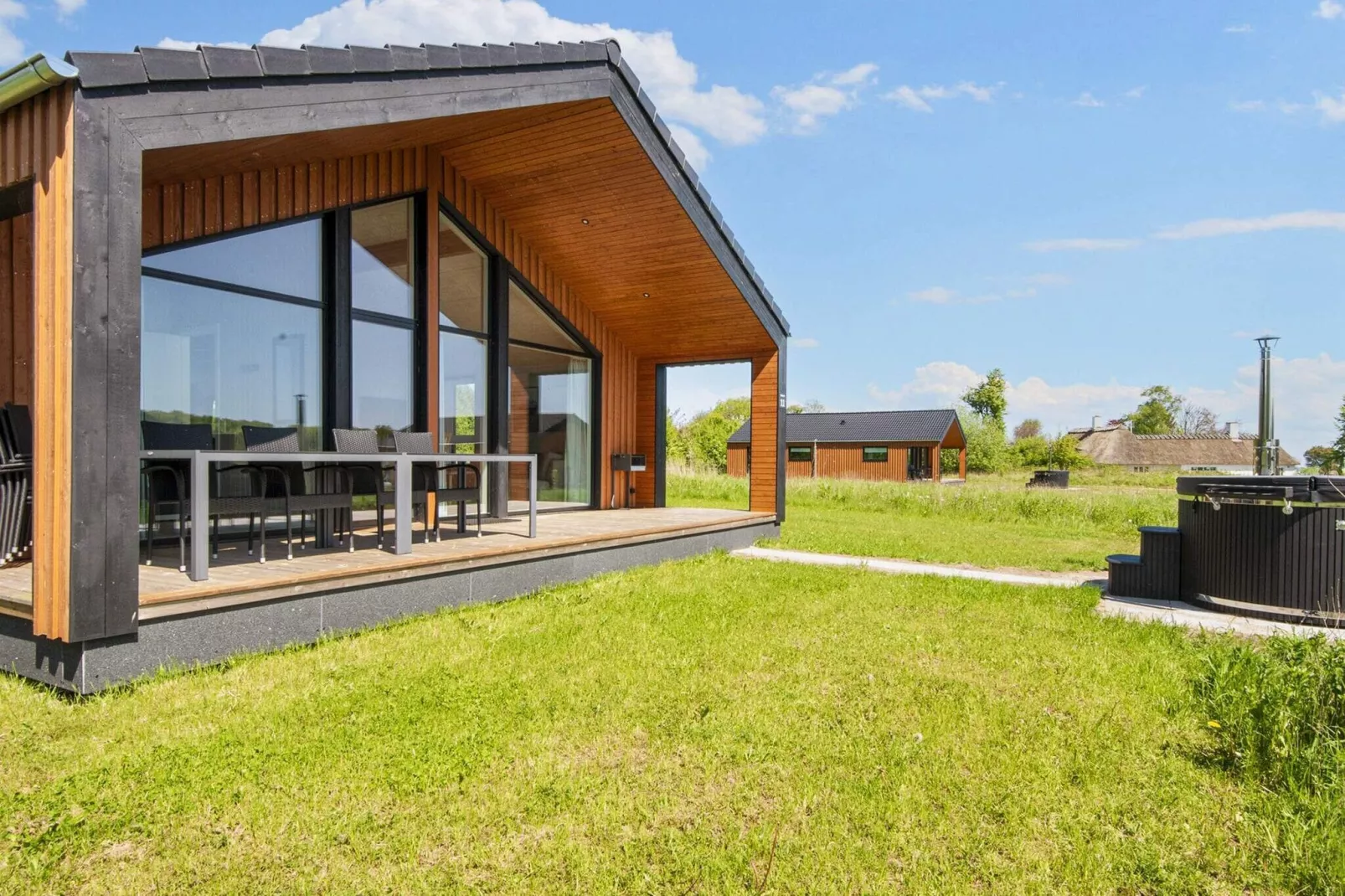 5 Sterne Ferienhaus in Augustenborg-By Traum-Außenbereich