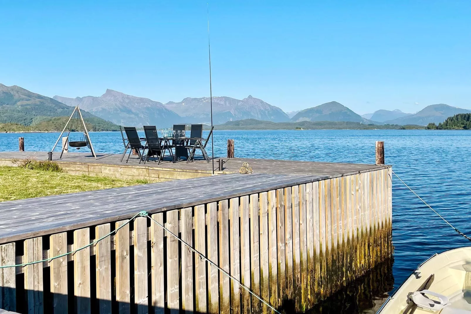 7 person holiday home in GURSKØY-Water view
