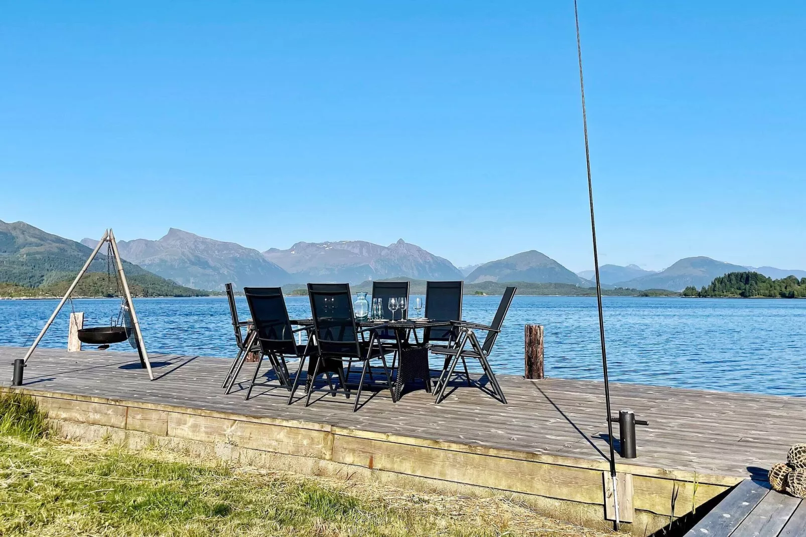 7 person holiday home in GURSKØY-Water view