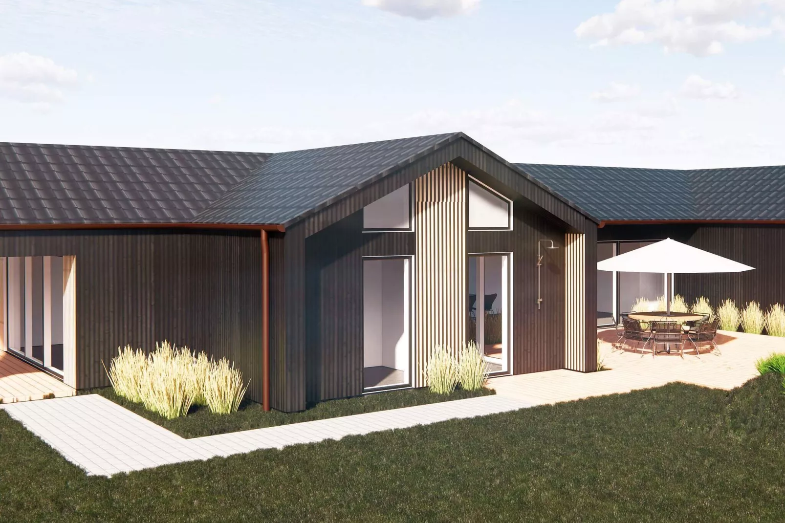 5 etoiles maison de vacances a Børkop-By Traum-Extérieur