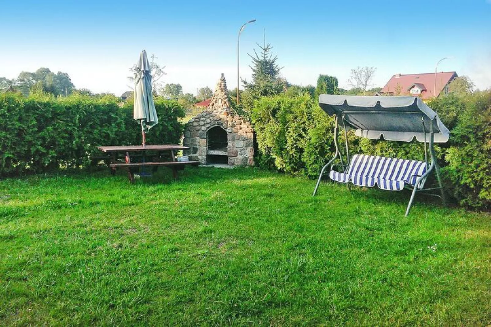 Holiday home in Stepnica for 6 persons LESN-Gardens summer