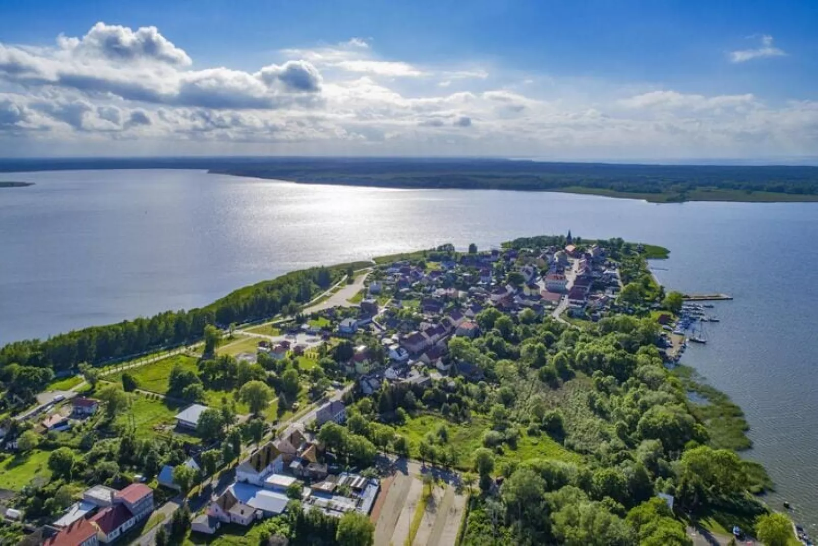 Holiday Home in Nowe Warpno Oranges Haus-Water view
