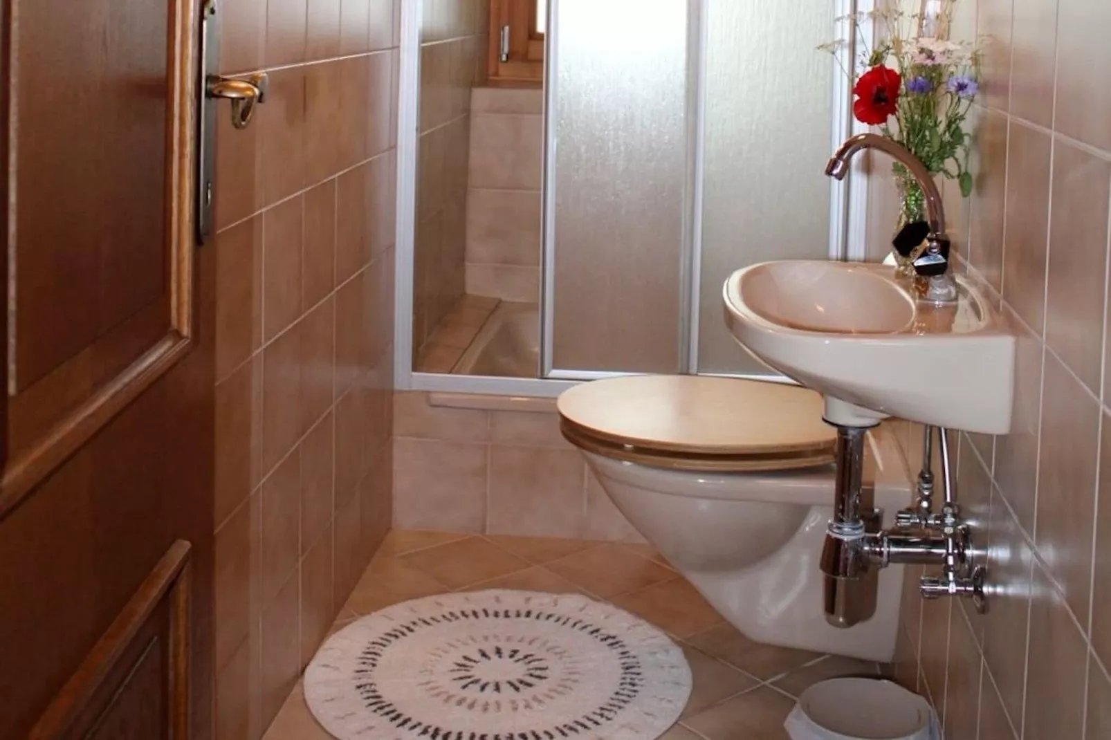 Ferienwohnung am Bio-Bauernhof-Bathroom