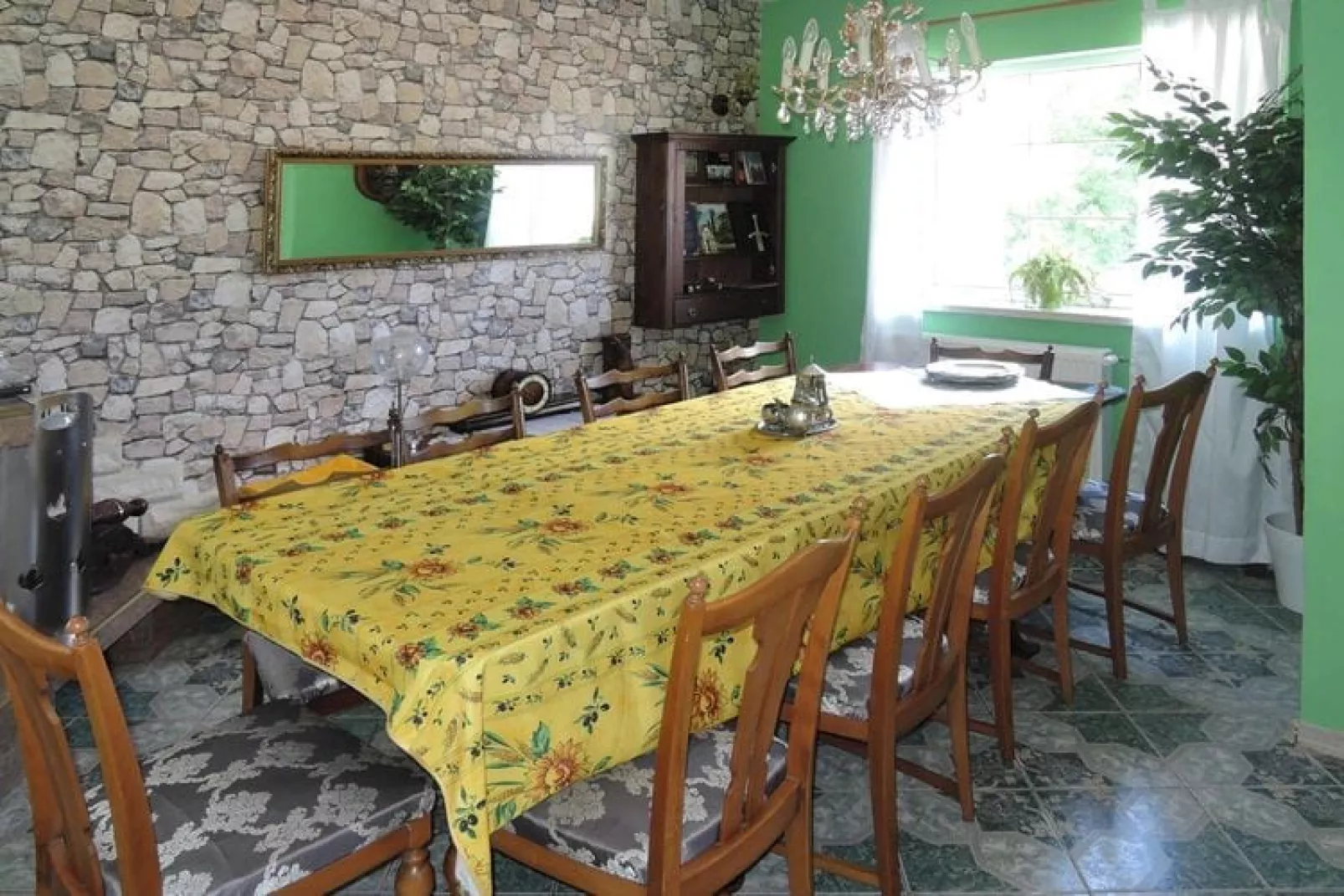 Holiday home in Nowe Warpno - Rosarotes Haus for 6 persons-Living room